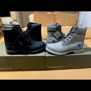 TIMBERLAND Womens Black and Grey Boots BRAND NEW Size 8